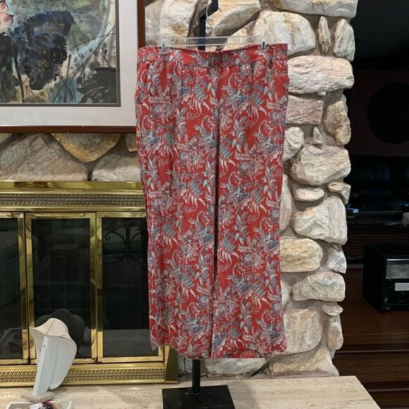 LOFT Pants - Loft women’s botanical print pants